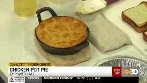 Chicken Pot Pie and Tempura Chicken Melt