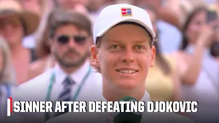 Jannik Sinner needed to RAISE HIS LEVEL 🆚 Novak Djokovic to advance to the final 👏 | 2026 Wimbledon