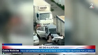 12 AGO 2026 Delincuente huye por la vereda tras robo a vehículo en Barrancas