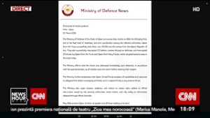 Două avioane iraniene au fost doborâte de antiaeriana din Qatar