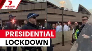 Massive police operation for Israeli president's Sydney visit | 7NEWS