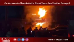 Car Accessories Shop Gutted in Fire at Vasco; Two Vehicles Damaged