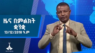 ዜና በምልክት ቋንቋ . . . 13/12/2018 ዓ.ም |etv |ebcdotstream |signlanguage