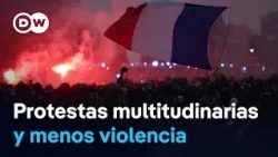 Francia vuelve a registrar disturbios en unas marchas mayoritariamente pacíficas