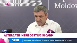 Carp și Costiuc, la un pas de bătaie în parcarea Parlamentului?