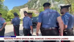 CRONACA. TENTATO FURTO SFOCIA NEL SANGUE: CONDANNATO LADRO