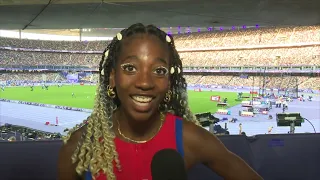 Daily Cooper se clasificó a semifinales de los 800m femenino en París 2024.