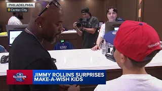 Jimmy Rollins surprises Make a Wish kids with shopping spree