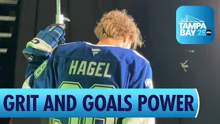 Brandon Hagel leads Tampa Bay Lightning with goals and grit