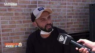 Sebastián Santa lost his home after the earthquake and shares how he managed to survive