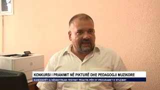 Konkursi i pranimit në Pikturë dhe Pedagogji Muzikore