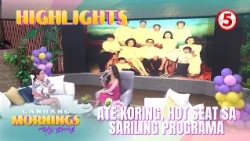 Gandang Mornings with Ate Koring | Ate Koring, Isinalang Sa Hot Seat Interview Ni Kaladkaren!