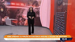 ROMU SEIZES 135 DOSES OF COCAINE-LIKE SUBSTANCE IN ARAUCÁRIA