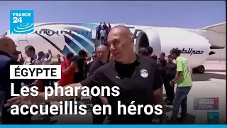 L'équipe égyptienne de football entourés des supporters à leur retour • FRANCE 24