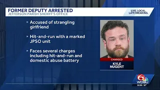 Louisiana deputy terminated, accused of strangling girlfriend, committing hit-and-run in his unit