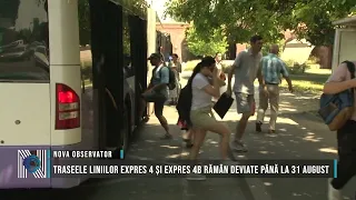Express 4 and Express 4b bus routes remain diverted until August 31