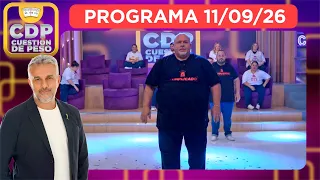 CUESTIÓN DE PESO - PROGRAMA 11/09/26