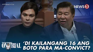 Drilon, iginiit na 2/3 ng present senators ang dapat maging batayan sa threshold