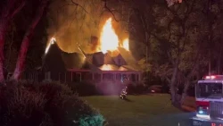 House fire on Moyer Drive in Winston-Salem