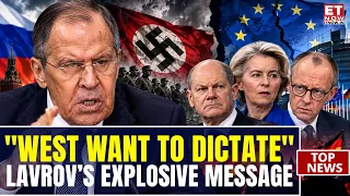 LAVROV ERUPTS! ‘NAZISM IS BACK’— Germany & EU Face Explosive Attack | ET Now | World News | Top News