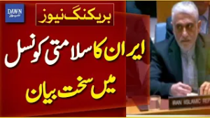 Iran Delivers Strong Statement at the UN Security Council | Breaking News | Dawn News