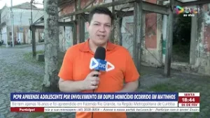 PCPR APREENDE ADOLESCENTE POR ENVOLVIMENTO EM DUPLO HOMICÍDIO OCORRIDO EM MATINHOS