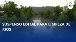 River cleaning tender suspended