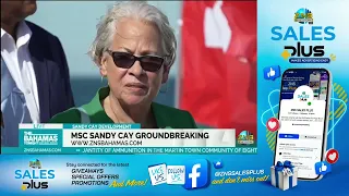 MSC Sandy Cay Groundbreaking