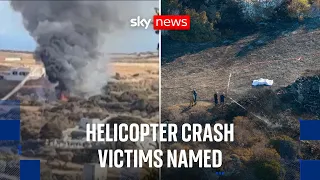 British honeymoon couple among three killed in Greek helicopter crash