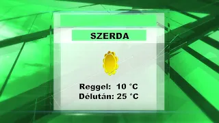 Szerdai időjárás előrejelzés