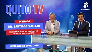 QUITO TV INTERVIEW JUNE 24, 2026 Dr. Santiago Vallejo President of the Quito Urology Association