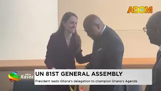 UN 81st General Assembly: President leads Ghana's delegation to champion Ghana's Agenda - News