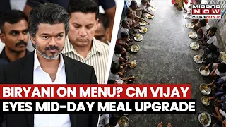 Tamil Nadu Mid-Day Meal: CM Vijay Considers Chicken Biryani For School Students, Sparks Debate