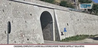 SRV  CAGGIANO, COMPLETATI I LAVORI SUL  PONTE MURGE CAPPELLO