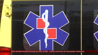 Zbog vrućina pojačan pritisak na hitne službe – liječnici apeliraju na prilagodbu ponašanja