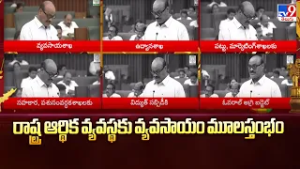 AP Budget : రాష్ట్ర ఆర్థిక వ్యవస్థకు వ్యవసాయం మూలస్తంభం : Minister Atchannaidu | AP Politics - TV9