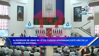 Alrededor de unas 38 leyes fueron aprobadas este año en la asamblea nacional