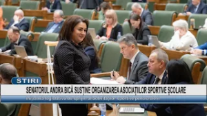 SENATORUL ANDRA BICĂ SUSȚINE ORGANIZAREA ASOCIAȚIILOR SPORTIVE ȘCOLARE