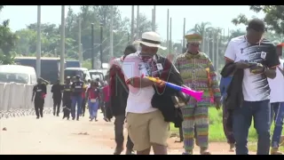 Fans turn up for Uganda’s first national team match at Hoima City Stadium
