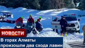 В горах Алматы произошли два схода лавин
