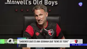 Conferencia de prensa de Lucas Bernardi