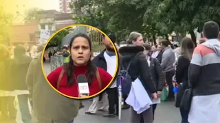 Bioquímicos se manifiestan frente al Ministerio de Salud en Asunción