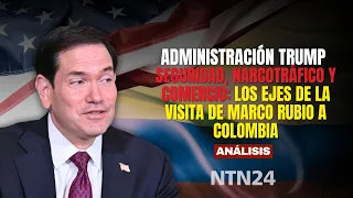 Security, drug trafficking, and trade: The key themes of Marco Rubio's visit to Colombia