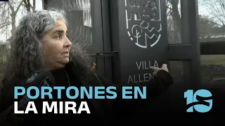 Villa Allende: A gate prevented a neighbor from receiving emergency assistance
