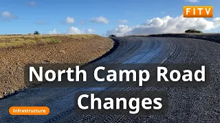 Changes to the Falklands' North Camp Road
