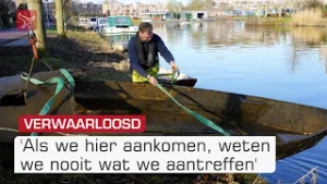 Verwaarloosde boten uit het Gelderse Diep gehaald | Omroep Flevoland