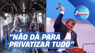 Train fire: Ricardo Mello criticizes privatizations in SP: "the public is losing out"