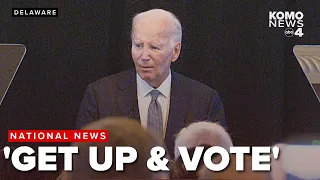 Biden urges Americans to get up and vote in midterm elections; keep fighting for country’s future