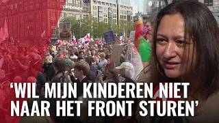 Nationaal vredesprotest op de Dam