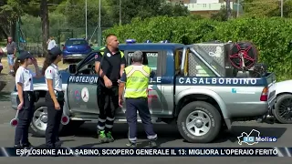 Explosion at Sabino, general strike on the 13th: injured worker's condition improves